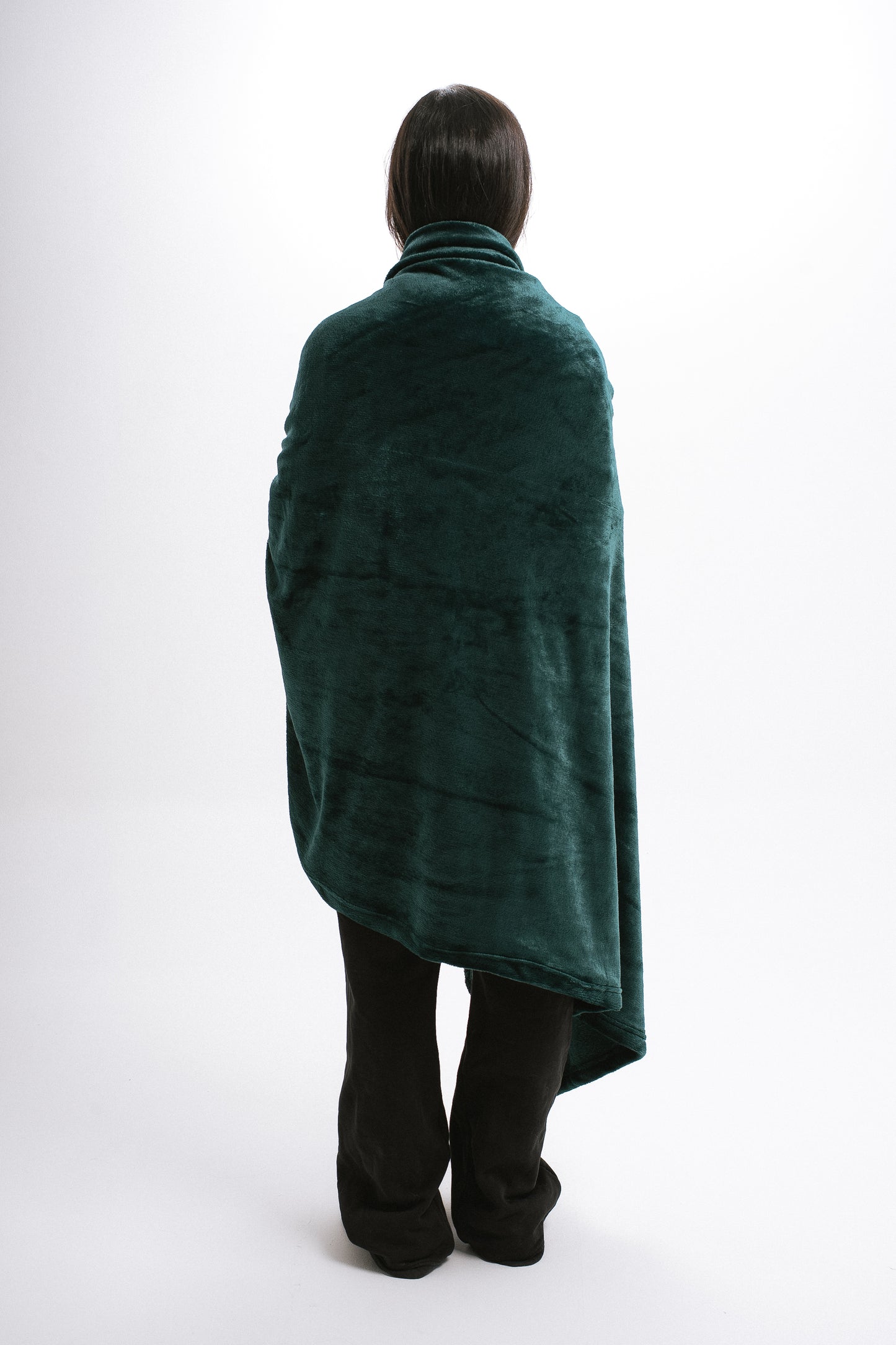 DARK GREEN BLANKET