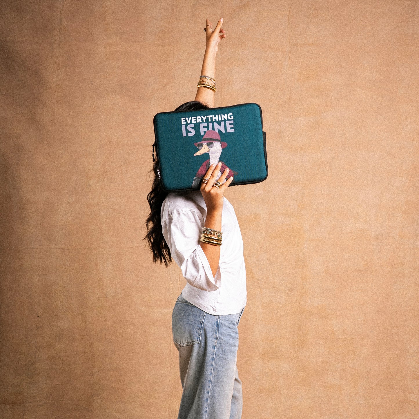 EVERYTHING IS FINE LAPTOP SLEEVE
