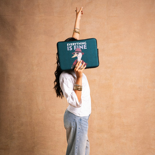 EVERYTHING IS FINE LAPTOP SLEEVE
