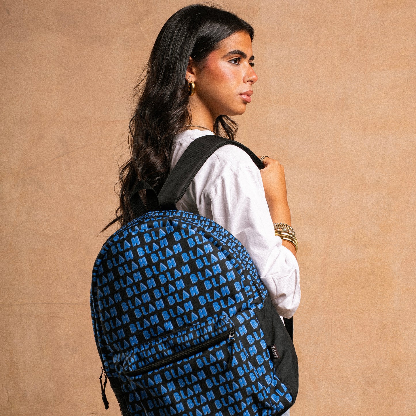 BLAH BLAH BLACK ‘N’ BLUE BACKPACK