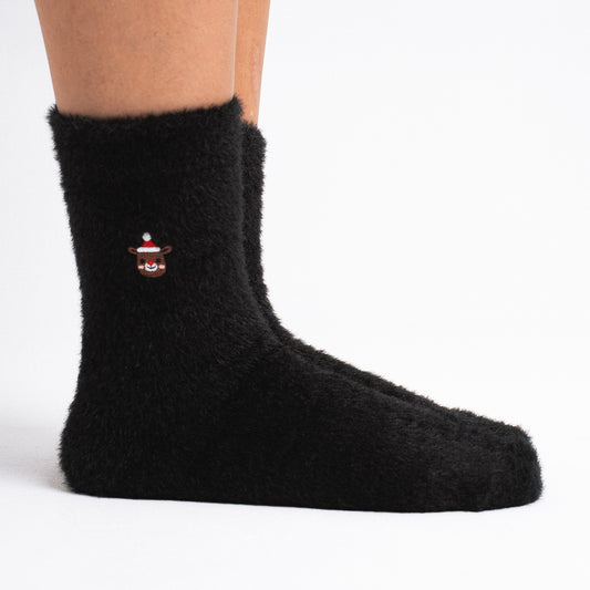 BLACK REINDEER SOCKS