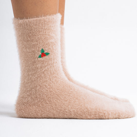 BEIGE HOLLY SOCKS
