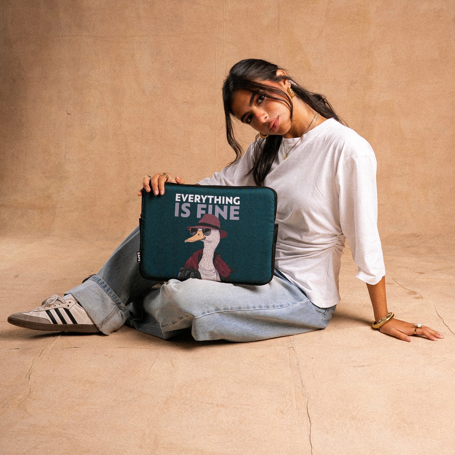 EVERYTHING IS FINE IPAD SLEEVE