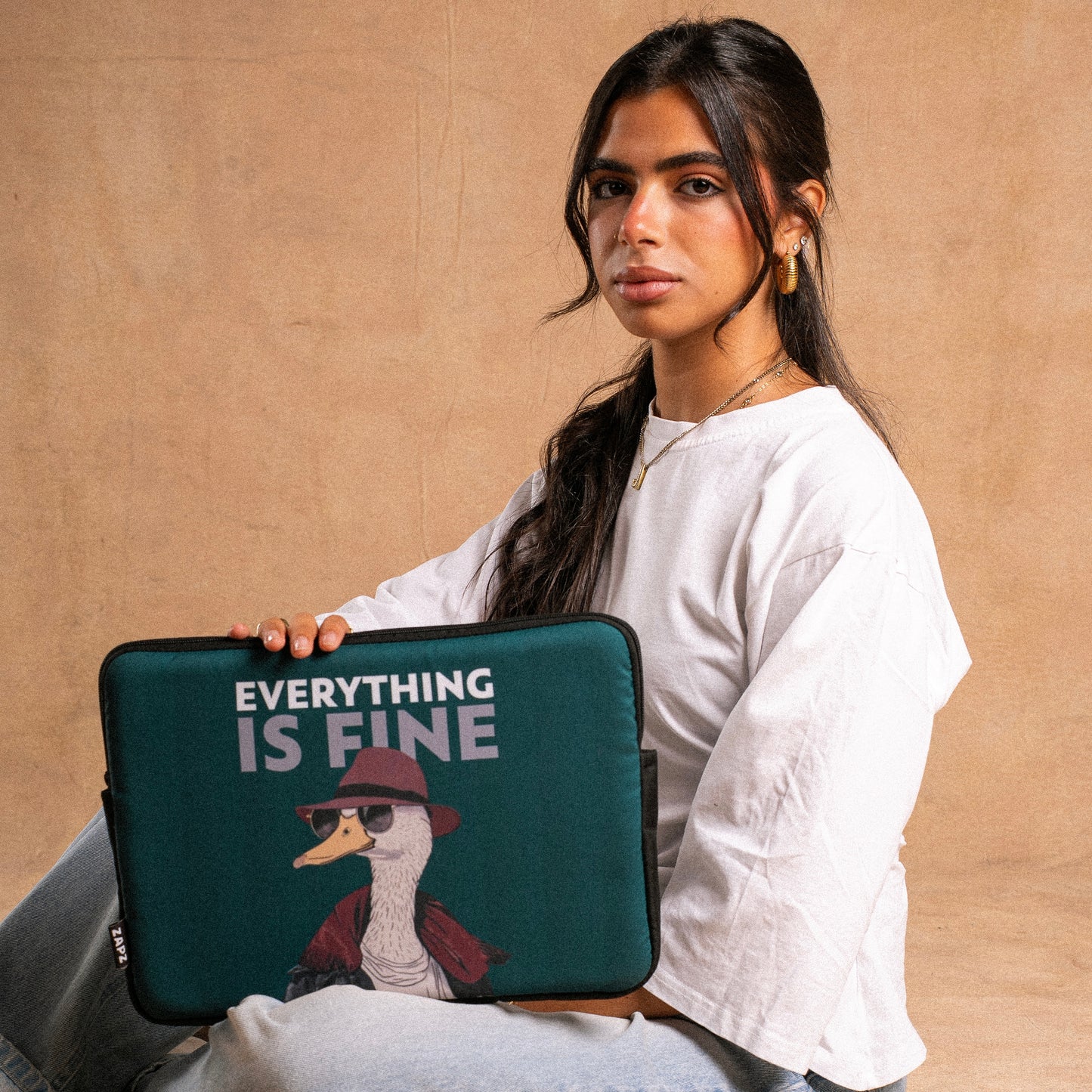 EVERYTHING IS FINE IPAD SLEEVE