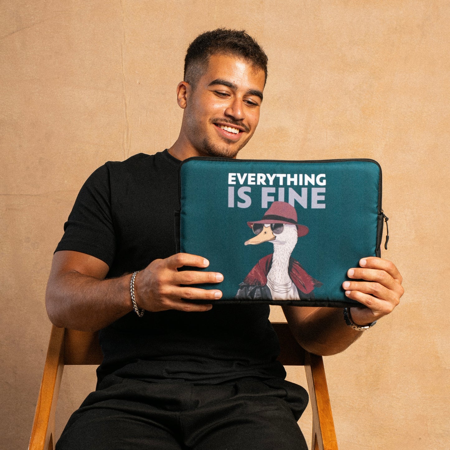 EVERYTHING IS FINE LAPTOP SLEEVE