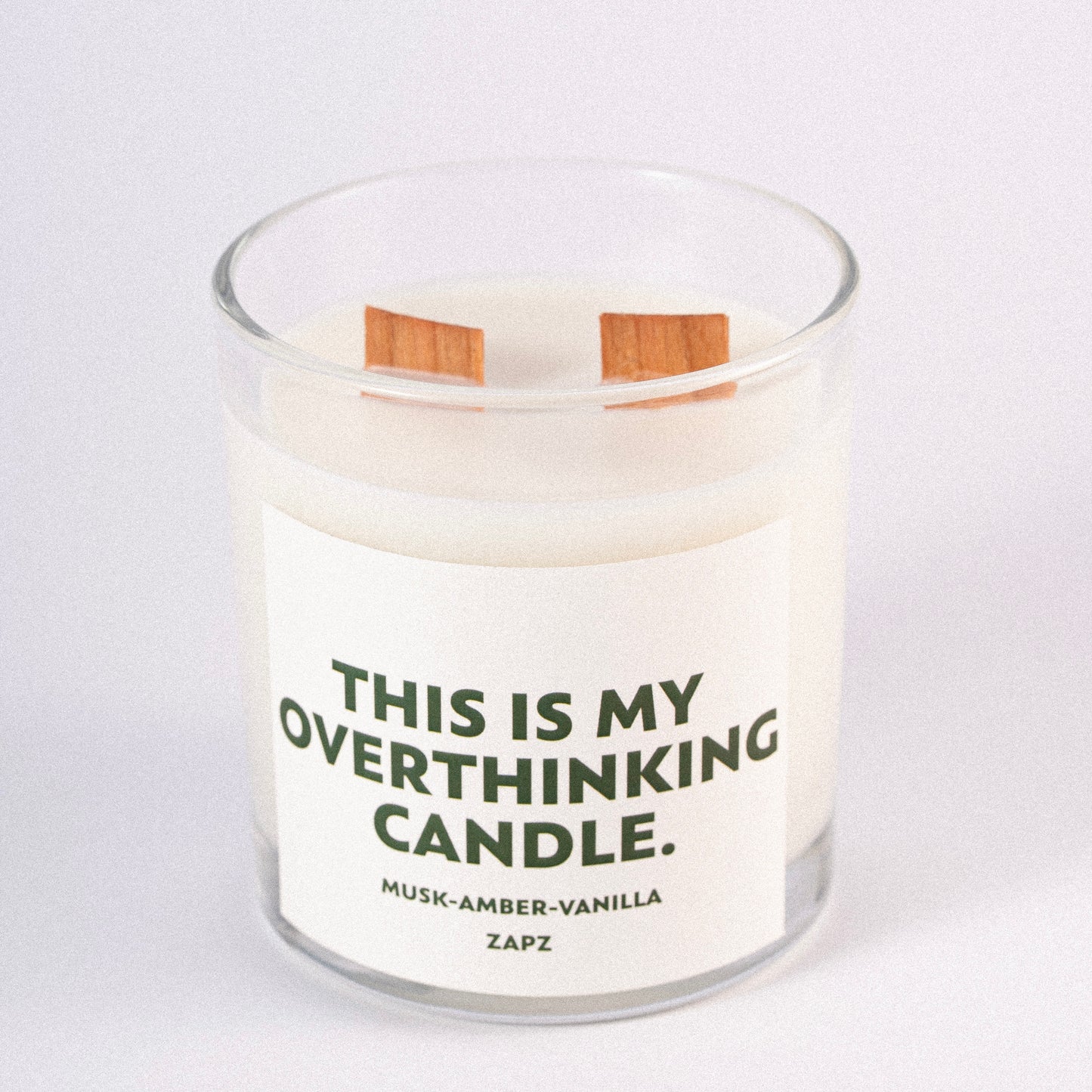 THE OVERTHINKING CANDLE (MUSK AMBER VANILLA)